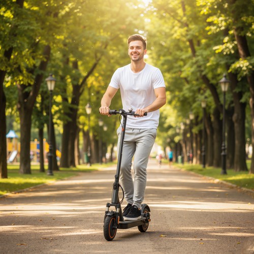 Folding electric scooter with - electric,