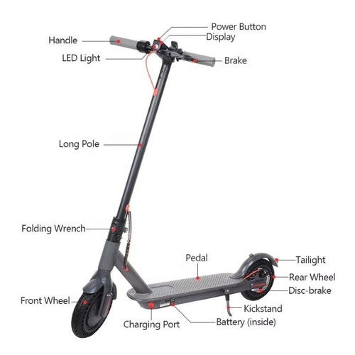 Electric scooter adult - scooter,