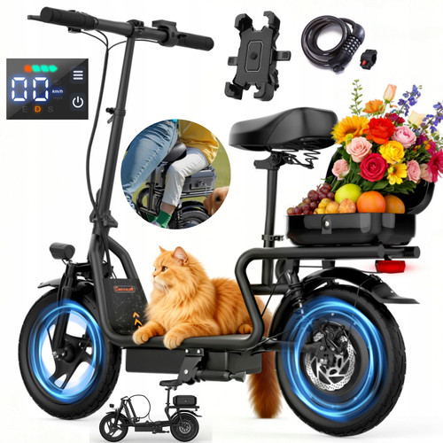 Foldable electric scooter - foldable, 48v